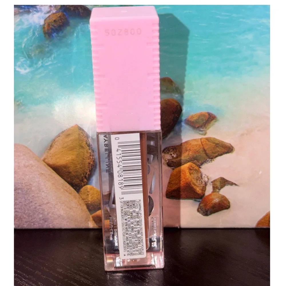 Maybelline Lifter Plump Lip Gloss 007 Cocoa Zing Brown Plumping Gloss 0.18oz